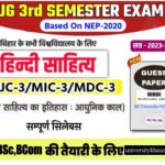 3rd Semester Hindi